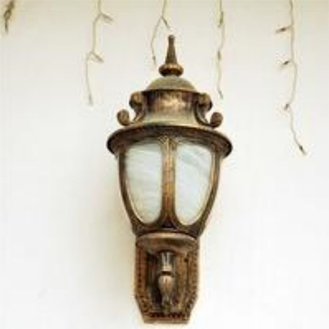 Copper decorative wall light